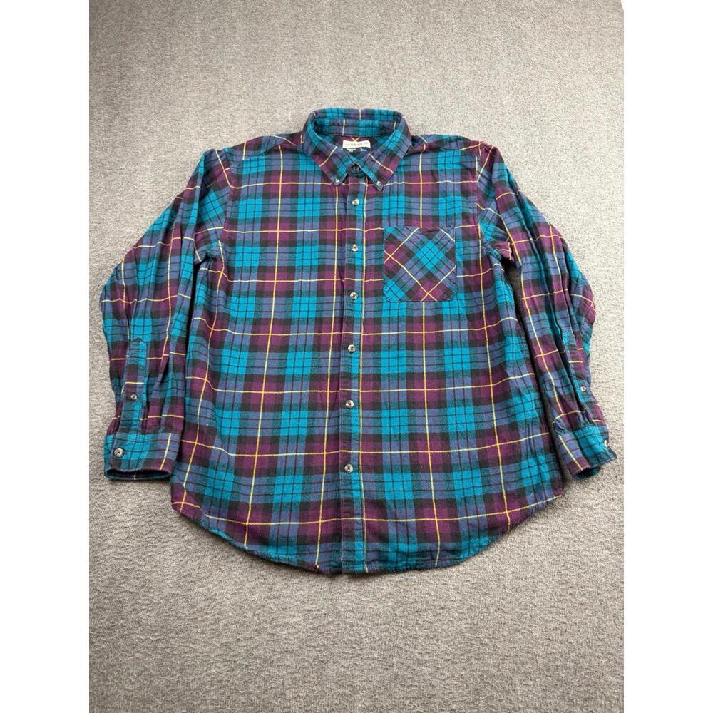 Magellan Outdoors Classic Fit Men's Plaid Casual Shirt Size Large
